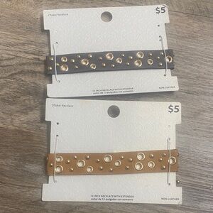 NWT Tried and True set of 2 choker necklaces